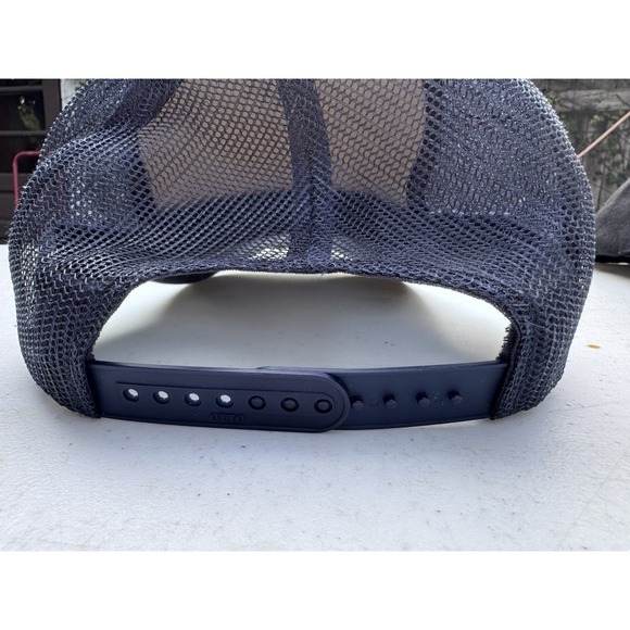 Otto Trucker Hat Port Baby Dark Blue & Yellow Snapback Cool - Picture 12 of 12